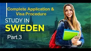 How to Apply to Study in Sweden, intake 2023| Study visa with family