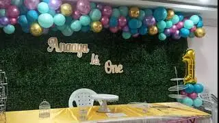 1st Birthday party from panda event contact 9581350494