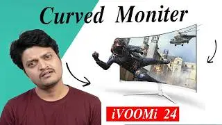 Budget friendly Curved Display Computer Monitor 24 Inch | iVOOMi 24