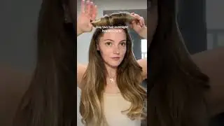 BIG Bouncy Heatless Curls 🎀🫶🏻 #heatlesscurls #blowout #overnightblowout
