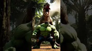 Hulk🧟&zwj;♂️ vs Dinosaur🦕 Fight 😱 । Hulk funny video