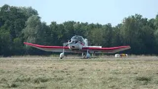 Groundloop after landing through OO-SEX Jodel DR 1050 Ambassadeur D-EJWY Teuge Airport 30 Juli 2020