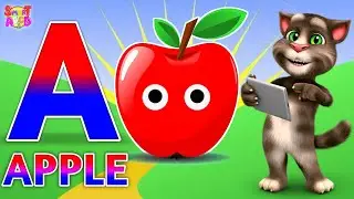 Phonics Song 2 with TWO Words in 3D - A For Apple🍎🍏- ABC Alphabet Songs with Sounds for Children's