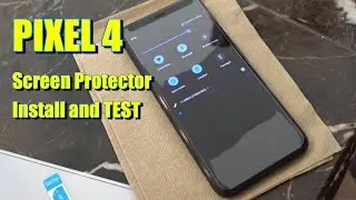 Google Pixel 4 Cheap AILUN Glass screen protector test install and REVIEW