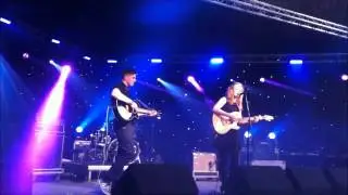 Rosie Fidler and Craig Chalmers 