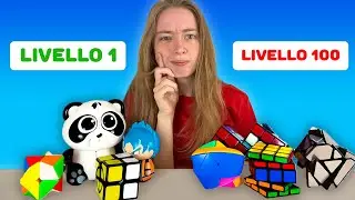 PROVO a risolvere CUBI di Rubik dal livello 1 al livello 100!