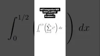 Еще один интеграл из конкурса MIT Integration Bee 2026 #mitintegrationbee #mathproblems #calculus