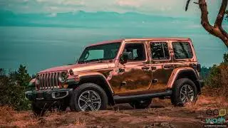 Wrapping Rose Gold Chrome Jeep Wrangler