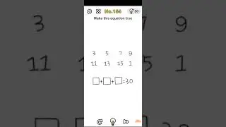 Brain Out Level 154 - Make this equation true ✅🧠🧩
