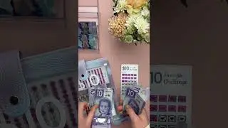 $10 savings challenge 🤩👍🏻 #savingschallenges #budget #cashstuffing #asmrcashcount #budgeting