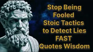 Stop Being Fooled&mdash;Stoic Tactics to Detect Lies FAST | Quotes Wisdom