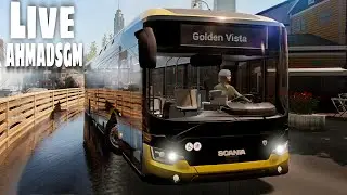 لايف العاب |bus simulator 21 تعالو نجرب لعبة محاكي الباصات |دركسيون Asgm