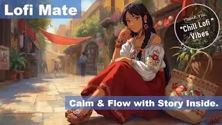 Lofi Mate &bull; Sunny Afternoon Lofi Vibes to Study ＆ Relax | Mexico City, Plaza Street