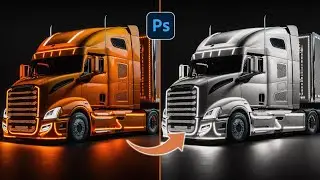 Change Truck Color in Photoshop  Quick & Easy Tutorial #kamrannwl