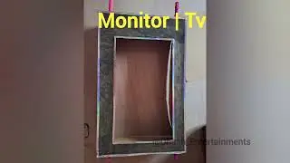 Monitor | Tv models | Roll and Read #shorts #youtubeshorts #school #project #models #tv  #monitor