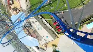 DaVinci Ride the B&M Wing Coaster at Fantasy Valley Xiangyang Left Side POV