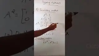 Involutory Matrix