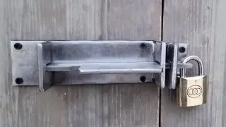 DIY Unique Door Latch Made | Handmade Security Lock