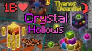 Crystal Hollows | Gems, Lava Fishing and Level 200 Pet!? | Hypixel Skyblock