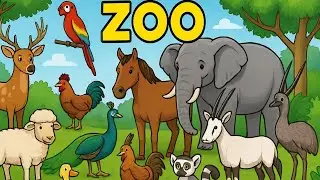 animals sounds,deer,bird,horse,chicken,sheep,duck,eiephants, orxy,emu,lemur,sound