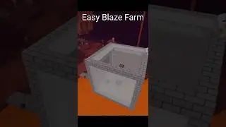 Make Easy Blaze Farm in Minecraft #shorts