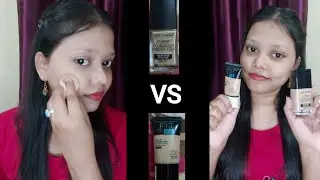 Wet n wild photo focus foundation VS Fit me poreless foundation #Shorts By WORLD OF SULIPA