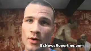 Will Rosinsky on fighting kelly pavlik