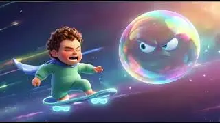 The Bubble Breathe 🫧 | Calming Song for Kids | Starry & Cloudy (Official Music Video)