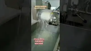 CHEESE BALL FORMING MACHINE #cheesefactory #mozzarella #cheeseequipment #cheese
