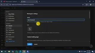 Как изменить имя рабочего пространства Notion