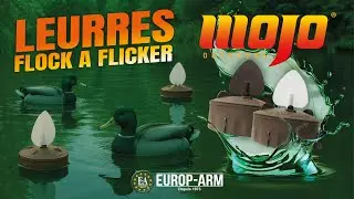 Leurre MOJO Flock A Flicker 2 &ndash; Simulation r&eacute;aliste de mouvement pour canards