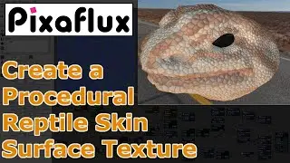 Create a Procedural Reptile Skin Surface Texture with PixaFlux