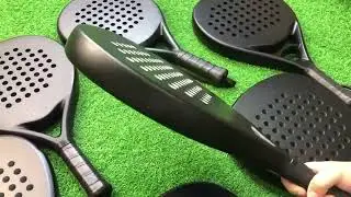 Diamond-Shaped Padel Pop Sports Tennis Rackets - 3K/12K/18K Carbon Fiber, EVA, Portable
