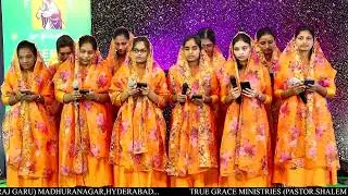 || Telugu Christmas Songs Mashup || True Grace Girls || True Grace Ministries ||