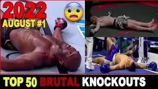Top 50 MUAYTHAI&bull;MMA&bull;KICK&bull;BOXING&bull;KUN KHMER Knockouts👉AUG 2022 #1