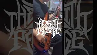 Algorithmic Salvation -The Zenith Passage bass intro #basscover #deathmetal #bass #metal #jazz #hard