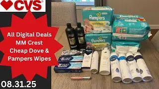 CVS All Digital Weekly Deals 8/31 MM Crest, Cheap Dove, Pampers, Neutrogena & More #cvsdeals