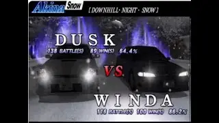 Initial D Arcade Stage Ver.3 &mdash; Battle 2/9: Akina Snow&mdash; DUSK(GC8V) vs NEFFR(GDB)
