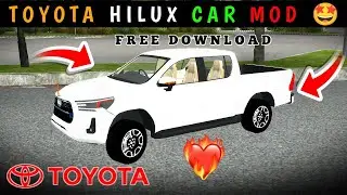 Toyota Hilux Car Mod For Bussid | 🤩Mast Mod hai | 