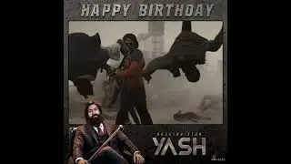 #HBDRockingStarYash He came, he saw, he conquered. #kgfchapter2 #kgf2 #yash #kgf #rockingstaryash
