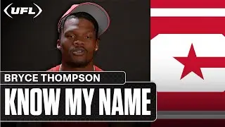 Know My Name: DC Defenders CB Bryce Thompson | United Football League
