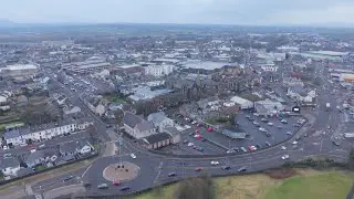 Ballymena and Broughshane from above! 4K