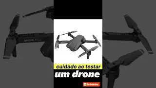 cuidado ao testar um #drone