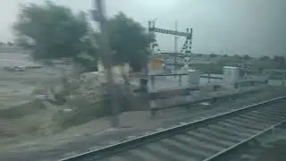 22221 CSMT-NZM Push-Pull Rajdhani skipping Rayaru at flat 130 kmph