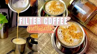 Authentic South Indian Filter Coffee at home | Filter Coffee recipe | Curly Bhavya
