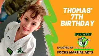 Focus Martial Arts Brisbane & Gold Coast Ninja Karate Kids Party for Thomas