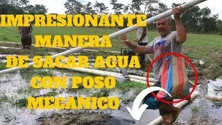 NUEVO MÉTODO DE HACER POSOS!! | QUE BENDICIÓN DE AGUA! HOMBRES HACEN POSO MECANICO (NUEVO METODO))