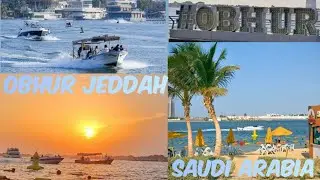 Jeddah Newest Free Beach/Obhur Open Swimming Beach For Family/ Saudi Arabia