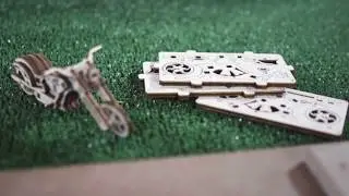 [MODEL CHOPPER]. NEW mechanical model, 3D puzzle by WOODEN CITY
