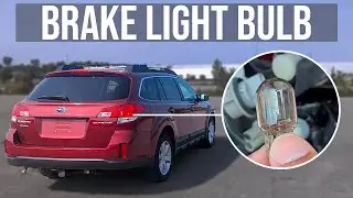 How to Replace Brake Light Bulb - Subaru Outback (2009-2014)